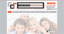 Desktop Screenshot of carydentalrejuvenation.com